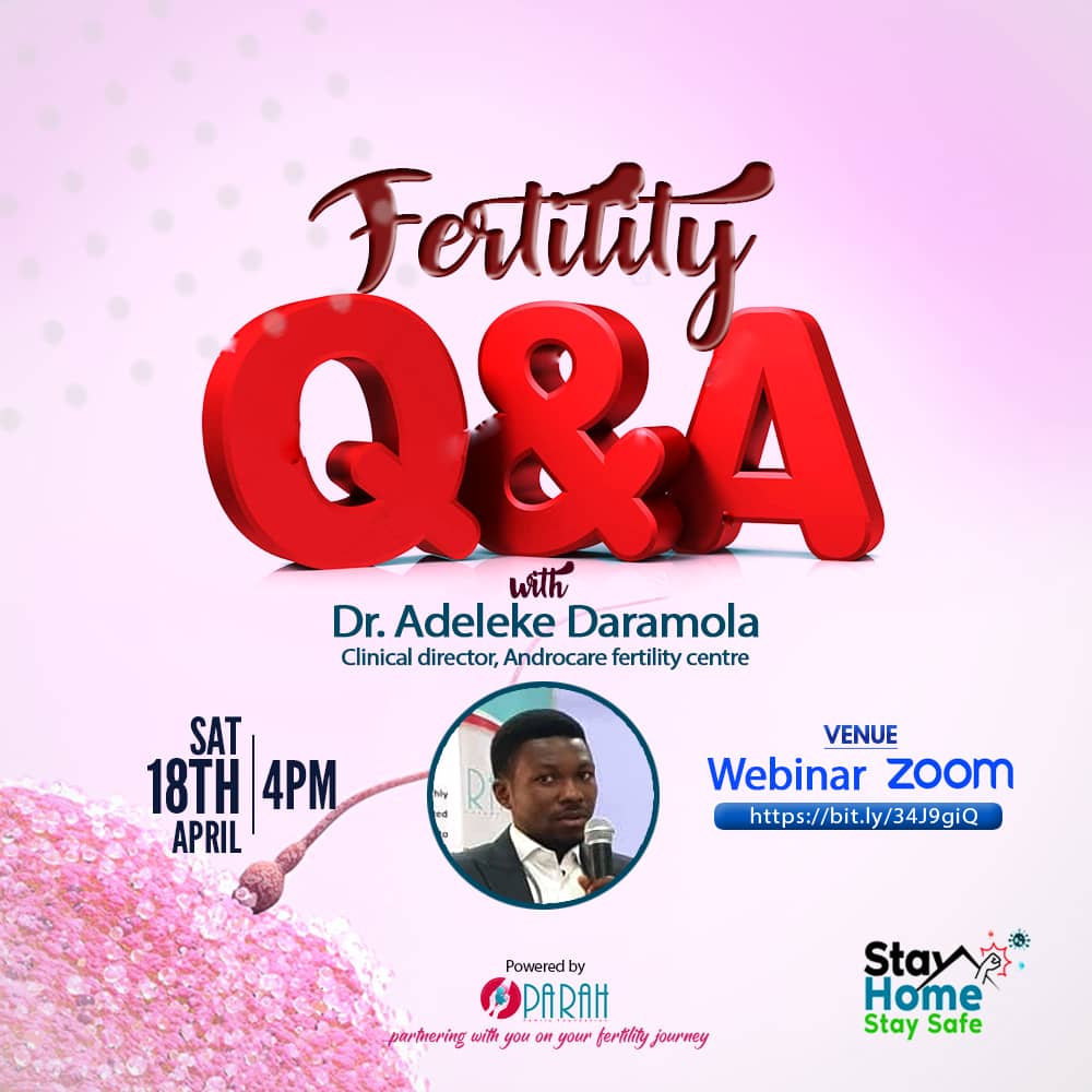 Fertility Q & A Session with Dr Adeleke Daramola (Updated with Recording)